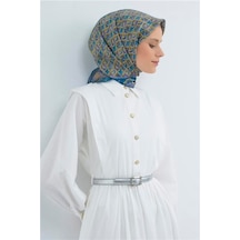 Armine Saf İpek Twill Eşarp 9518d 80 Kızıl Kahve
