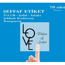 Şeffaf Söz Nişan Kına Nikah Düğün Şişe Ve Magnet Etiketi
