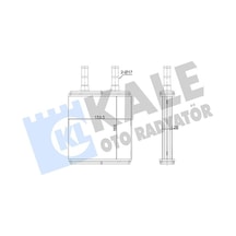 Kale-radyator Kalorifer Radyatörü Hyundaı Getz 1.5l D4fa 06-09 - Aleminyum 352110 972211c000