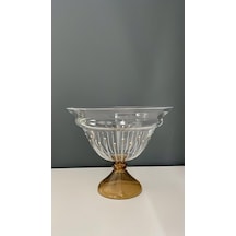 Decorıum Boncuklu Ayaklı Amber Kase