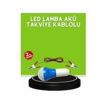Mey İthalat 12v Led Ampul Anahtarlı Kablolu Pratik Aydınlatma
