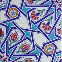 Can Seramik – 20x20 Cm. Cç-17 İznik Çini Karo 5' Li 1 Paket