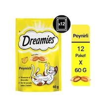Dreamies Peynirli Kedi Ödül Bisküvisi 12 x 60 G