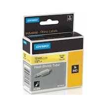 Dymo Rhinopro 18056 Sarı/Siyah Isıyla Küçülen Şerit 12 MM X 1.5 M