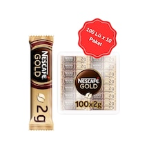 Nescafe Gold Granül Kahve 10'lu 100 x 2 G