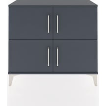 Arges Şifonyer 3 Raflı 4 Kapaklı 88x30x80 Antrasit-antrasit Antrasit