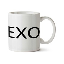 Exo Aa İki Tarafı Baskılı Kupa Bardak Çok Renkli