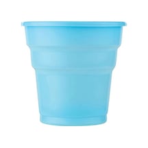 Roll-up Plastik Renkli Bardak Açık Mavi 25 Adetli Diğer