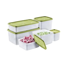 Hobby Life Alaska Derin Dondurucu Saklama Kabı 6'li Set 9.5 Litre - Bpa Yeşil Genel