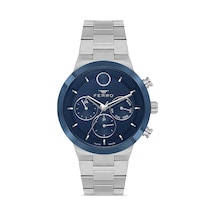 Ferro Fm11568awt-l3 Quartz Çelik Gri Lacivert 3 Atm Erkek Kol Saati Gri