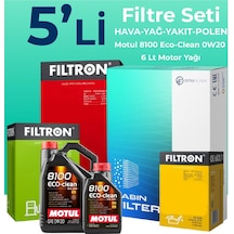 Filtron Ford Kuga 1.5 Dizel Otomatik Filtre Bakım Seti Motul Motor Yağlı (2019-2023) 5 Li