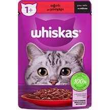 Whiskas Pouch Sos Içinde Sığır Etli Yetişkin Kedi Konservesi 28 Adet 85 Gr