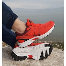 Kinetix Arıon Kırmızı-beyaz Fuspetli Athletic Koşu Spor Ayakkabı 001