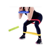 Aerobik Band Pilates Yoga Fitness Squat Çalışma Lastiği Yeşil