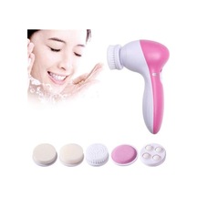 Pazarız 5 In 1 Pilli Yüz Temizleme,masaj Ve Peeling Fırça Seti
