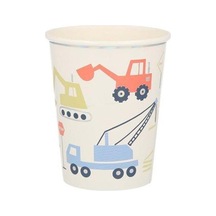 Meri Meri - Construction Cups - İnşaat Bardaklar - 8'li