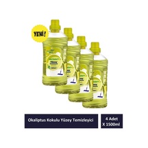 Okaliptus Kokulu Yüzey Temizleyici 4 Adet X 1500 Ml 4'lü Set