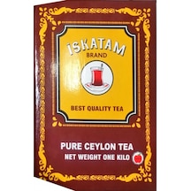 İskatam Siyah İthal Çay Kutu 800 G