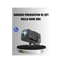 Android Projeksiyon Game Box - 1280x720p Hd Çözünürlük, Bluetooth,hdmı Ve Usb Girişli