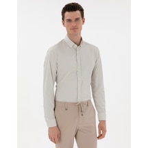 Pierre Cardin Erkek Çağla Gömlek Desenli 50301583-vr016 Çağla Yeşil