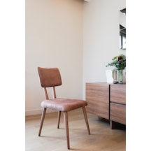 Dolly Ahşap Sandalye Ceviz-kahverengi