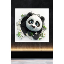 Lucena Metal Tablo Duvardaki Delik Koleksiyonu - Panda 5