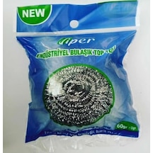 Viper Endüstriyel Bulaşık Teli, Paslanmaz Çelik, 60 Gr, Spiral Form, Profesyonel Temizlik İçin 0