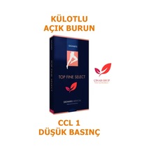 Sigvaris Top Fine Burnu Açık Külotlu Varis Çorabı, Düşük Basınç