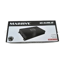 Massive MS-K4300.4D 4x300 W RMS Profesyonel Oto Amfi
