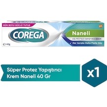 Diş Protezi Yapıştırıcı Krem Naneli 40 Gr X5 Adet