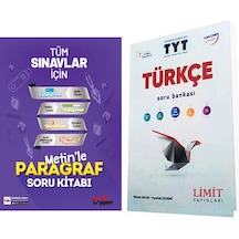 Limit Yayınları Tyt Türkçe Soru Bankası Ve Metin Paragraf Soru Bankası Seti 2 Kitap