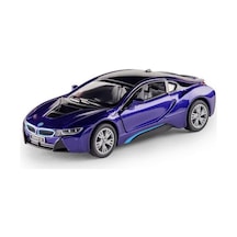 Kinsmart Bmw İ8 Metal Diecast Çek Bırak 1:34 Ölçek Araba Mor