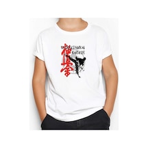 Zepplin Giyim Makhachkala Sport Logo Beyaz Çocuk Tişört Beyaz