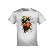 Kalic Studio Unisex Beyaz Naruto Baskılı Beyazorj338