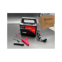 Depolife Wüber 6-12v Akü Şarj Cihazı 6 Amper Kablolu Kıskaçlı Motor Araç Akü Şarjı