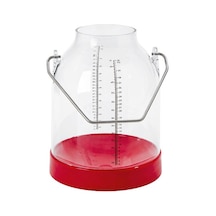 Kırmızı Şeffaf Güğüm 30 L