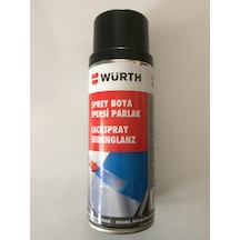 Würth 400 ML Parlak Siyah Tampon Boyası Sprey Oto Boyası