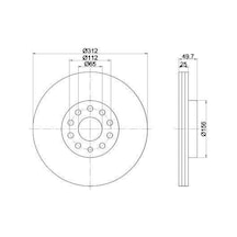 Skoda Karoq Ön Fren Disk Bosch 1k0615301aa