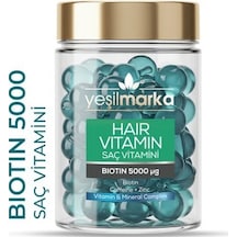 Yeşil Marka Saç Vitamini Biotin Kafein