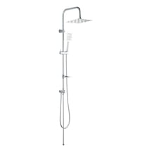 Fause Kolonlu Tepe Duş Seti Slim Çelik Başlıklar Kds101 Krom