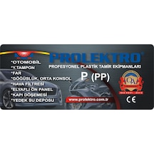 10 Paket Prolektro Pp Beyaz Dar Plastik Elektrot - Kaynak Çubuğu