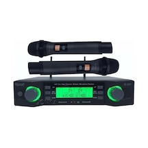 Roof R-203e Uhf Band Dijital Çift El Tipi Telsiz Kablosuz Mikrofo