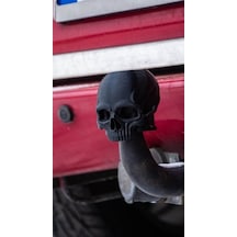 Kurukafa Tasarımlı Çeki Demiri Kapağı - Dekoratif Off-road Araç Koruma Başlığı