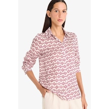 Defacto Regular Fit Gömlek Yaka Deswnli Saten Uzun Kollu Gömlek F5192ax25smbk81 Siyah