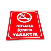 Sigara Içmek Yasaktır Tabelası 10 Cm X 12 Cm