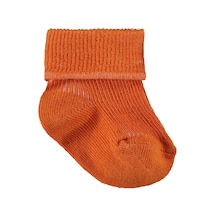 Civil Baby Classic Kıvrık 3'lü 6- Bebek Erkek Çorap Set - Standart 18 Ay Çok Renkli