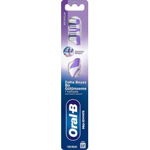 Oral-b Pro-3dwhite Beyazlık Diş Fırçası, Orta Sertlik Açık Ahşap