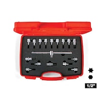 İzeltaş 1/2 Lokmalı Allen Uç Ve Star Uç Takımı 17 Parça 1113006017