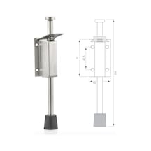 Basmalı Kapı Stoperi (Paslanmaz)