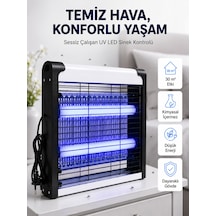 Elektrikli Uv Led Sinek Öldürücü Sessiz Çalışan Böcek Tuzağı - Lisinya